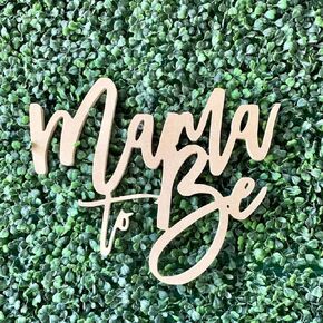 Mama to Be Wood Sign, Shower Backdrop, Baby Shower Sign, Baby Sprinkle, Baby Photo Backdrop, Baby Shower Decor (MDF, Medium (23"))
