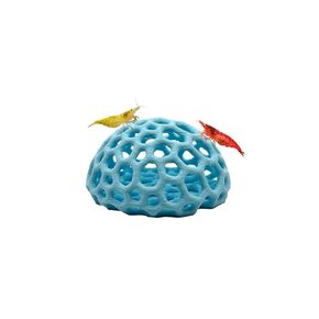 Colorful Shrimp Dome Hide - Aquarium Cherry Shrimp Hide - CTWPets Cherry Shimp Hide (Glowing White/Green)
