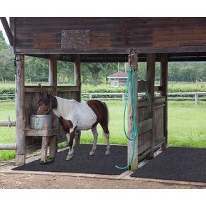 Meitola Horse/Stable Mats - Duty Stall Mats - for floor surface/Absorbent mat Lightweight Washable Floor Mat，back Non-slip，Keeps stable floors clean and dry over time (48''x 72'')