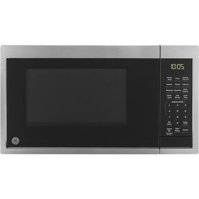 فرن ميكروويف GE GCST09N1WSS، 900 واط 7 إعدادات طهي تلقائية، تقنية قفل الأطفال، أساسيات المطبخ للكونترتوب، غرفة النوم أو الشقة، 0.9 قدم مكعب. قدم، الفولاذ المقاوم للصدأ