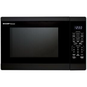 SHARP ZSMC1461KB Oven with Removable 12.4" Carousel Turntable, Cubic Feet, 1100 Watt Countertop Microwave, 1.4 CuFt, Black