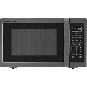 SHARP ZSMC1461KB Oven with Removable 12.4" Carousel Turntable, Cubic Feet, 1100 Watt Countertop Microwave, 1.4 CuFt, Black