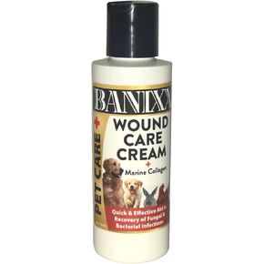 BANIXX Wound Care Cream w/Marine Collagen 4oz