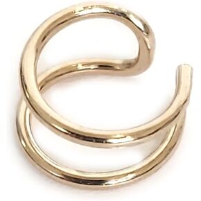 Double Ear Cuff for Women Non Piercing Cuff Gold Filled Earrings Wrap (gold-filled) in Saudi Arabia