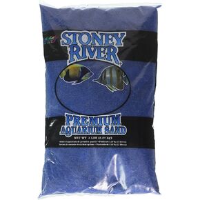 Stoney River Blue Aquatic Sand Freshwater and Marine Aquariums, 5-Pound Bag