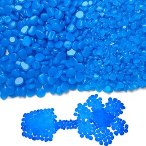 4000 Pcs Glow in The Dark Rocks Blue Garden Glow Rock Glow in The Dark Stone Outdoor Glow in The Dark Pebble for Walkway Backyard Landscaping Pathway Fish Plant Decor (0.4 Inch,0.8 Inch)