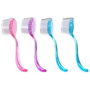 4pcs Pet Hair Comb Hamster Hair Grooming Cleaning Pet Animal Bathing for Guinea Pig Chinchilla Ferret (Random Color) Cleaning Tool