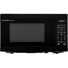 SHARP ZSMC0760KW Compact Oven with Removable 10" Carousel Turntable, Cubic Feet, 700 Watt Countertop Microwave, 0.7 CuFt, White