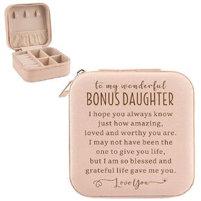 Daughter Gifts from Mom Dad, To My Daughter Jewelry Box Keepsake Gift, Best Birthday Graduation Gifts Ideas for Daughter Teen Girls, Gifts for Daughter on Christmas Valentines Mothers Day
