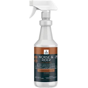 المنطقة تحمي رذاذ الحصان والراكب مع بيكاريدين - رذاذ الزناد 32 أوقية، طارد الحشرات الخالي من DEET للخيول والراكبين، يصد الذباب، البعوض، ذباب الحصان، القراد، حماية لمدة 12 ساعة in Kuwait