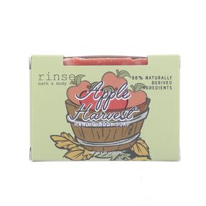 Rinse Bath & Body Pumpkin Spice Handmade Soap - Shea & Cocoa Butter | Warm Pumkin Spice Scent | Essential Oils | Vegan Friendly | 4.25oz