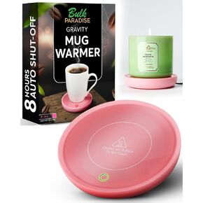Coffee Mug Warmer - Compact Coffee Cup Warmer for Desk with Auto On/Off - Multipurpose Electric Candle Warmer Plate & Coffee Warmer for desk, Durable, Safety Auto-Shutoff - Perfect for Home & Office
