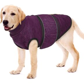 سترة القلق للكلاب - أرجواني، صغير - سترة تخفيف القلق من الألعاب النارية الناعمة القابلة للتنفس للكلاب، الألعاب النارية في الرابع من يوليو، معطف لتخفيف التوتر والقلق لدى الكلاب للعواصف الرعدية، كلب صغير طويل الشعر، بيشون، بيجل in Kuwait