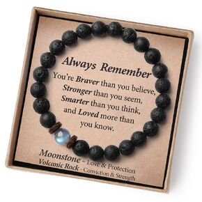 Valentines Gifts for Teens Boys Ideas Teenage Easter Basket Stuffers Beaded Bracelets 13 Year Old Birthday To Son Grandson Unique Boyfriend Graduation Christmas Stocking Day
