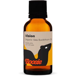 Boosie Organic Sea Buckthorn Oil for Dogs and Cats 1 fl oz - Supports Eye and Vision Health - Promotes Healthy Coat and Skin - 100% Natural Without Additives or Preservatives - Pet Nutrition