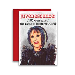 Moira Rose Inspired Parody Birthday Card Juvenescence 5x7 inches w/Envelope
