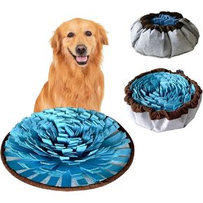 Snuffle Mat for Dogs-Cats-Dog Puzzle Toys, Adjustable Pet Foraging mat for Smell Training, Vivifying Snuffle Mat for Dogs,Dog Digging Toys Encourages Natural Foraging Skills and Mental Stimulation