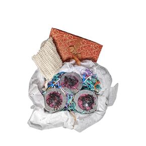 Hibiscus Salt Exfoliating Beauty Soap | Pore Exfoliating | Skin Softening | Anti-Blemish | Bar Soap for Soft, Glowing & Hydrated Skin