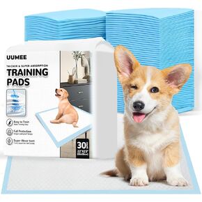 Dog Pee Pads 22"x23", Pee Pads for Dogs, Disposable Puppy Pads Pet Training Pads Super Absorbent Leak-Proof Quick Drying Pee Pads (60 Count)