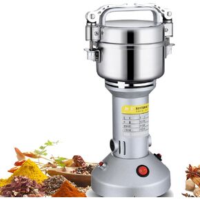 Grain Grinder Mill 150g Electric Stainless Steel Grain Grinder 850W High-speed Spice Herb Grinder for Corn,Flour,Wheat,Pepper and Coffee Bean