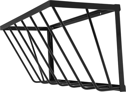 KUAFU Hay Rack تغذية الماشية مع حواف مستديرة مثبتة على الحائط دلو تغذية الخيول حامل تغذية القش شديد التحمل للخيول والماعز والأغنام والماشية والأبقار والماشية في المزرعة للاستخدامات الداخلية والخارجية in Saudi Arabia