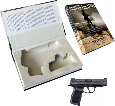 Sig Sauer P365X P365XL Gun Storage Concealment Book Safe - Hollow Hidden Case - Made From Real Book in Saudi Arabia