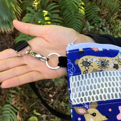 Sugar Glider Bonding Pouch Carry for Rat Hedgehog Small Pocket Pets (Blue Deer, 8.7x6.3inch) in Saudi Arabia