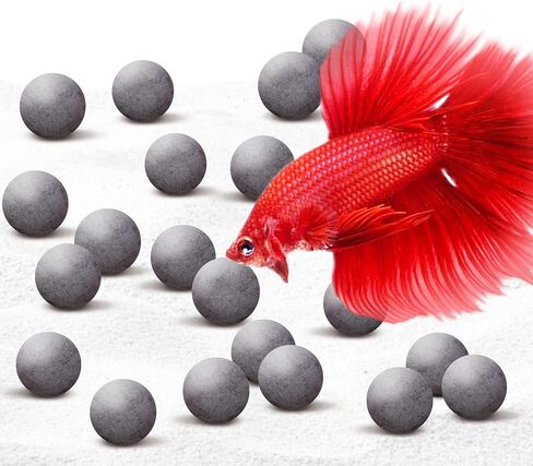 SunGrow Calcium-Rich Balls for Betta, Water Conditioner with Over 30 Beneficial Elements, Freshwater Fish Tank Decorations, 10 Pcs per Pack in Kuwait