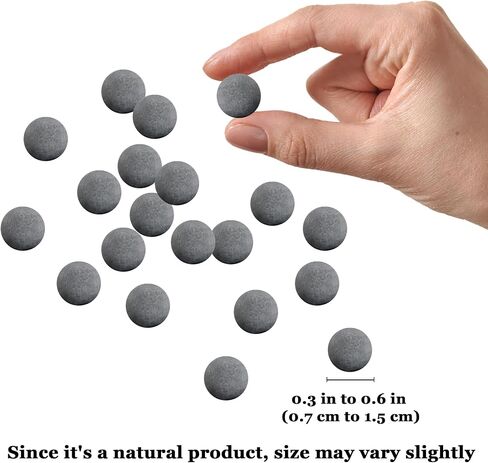 SunGrow Calcium-Rich Balls for Betta, Water Conditioner with Over 30 Beneficial Elements, Freshwater Fish Tank Decorations, 10 Pcs per Pack in Kuwait