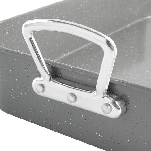 جيبسون هوم بروكستون 2 قطعة شواية ديك رومي غير لاصقة، أسود in Kuwait