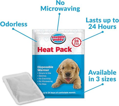 SmartPetLove Original Snuggle Puppy Heartbeat Stuffed Toy for Dogs - Pet Anxiety Relief and Calming Aid - Comfort Toy for Behavioral Training - Plus 6 Heat Packs (Biscuit) in Saudi Arabia