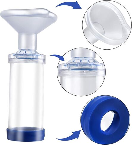 Cat/Dog Inhaler Spacer,Cat Inhaler Feline Aerosol Chamber,Come with 2 Size Mask for Cat/Dog and Instruction (Two mask for cat/Dog) in Saudi Arabia