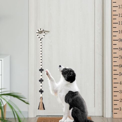 جرس باب للكلاب، أجراس للكلاب للخروج، أجراس تدريب على استخدام المرحاض، أجراس نونية معلقة بطول قابل للتعديل للحيوانات الأليفة والكلاب والجراء in Kuwait