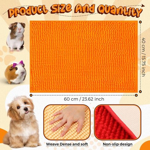 8 Pcs Guinea Pig Cage Liner for Guinea Pig Cage Bedding Reusable Guinea Pig Mat Pads Washable Training Pad Animal Sleeping Bedding Mat for Chinchilla (Gray, Green, Pink, Blue,16x12'') in Saudi Arabia