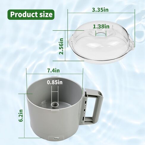 غطاء وعاء القطع 106458S ووعاء القطع 112204S المتوافق مع روبوت كوبيه R2 3L Gb in Kuwait