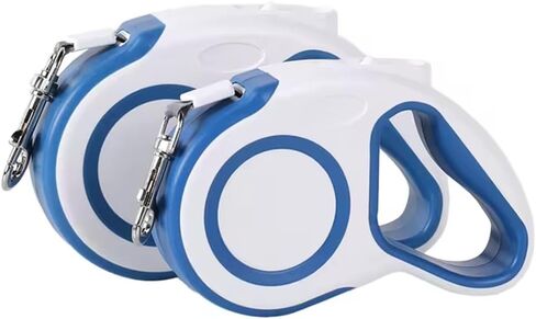Time4Pets New Retractable Dog Leash Tangle-Free | 16ft Strong Nylon Tape | One-Handed Braking System | Supports up to 30 kg / 65 lb | 180° Non-Coiling and Non-Clamping Tape in Saudi Arabia