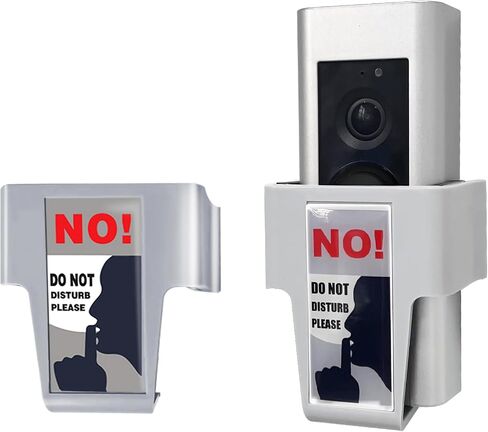 Do Not Disturb Doorbell Button Cover, Compatible with Doorbell Pro/Nest Doorbell, Please Do Not Ring Signs, Suitable for Undisturbed Napping, Baby Sleep, and Dog Barking 2 Pack in Saudi Arabia
