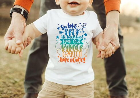 So Long PreK It's Been Fun Look Out Kindergarten Here I Come Back To School T-shirt Pre-K Graduate Shirt (5-6 Years, Kindergarten Girl Printed Shirt) in Saudi Arabia