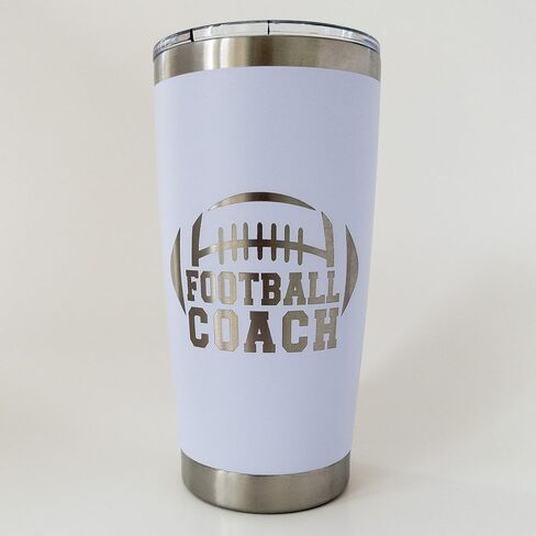 Football Coach Travel Mug, 20 oz Coach Tumbler, Football Coaching Gifts for Him in Saudi Arabia