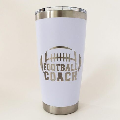 Football Coach Travel Mug, 20 oz Coach Tumbler, Football Coaching Gifts for Him in Saudi Arabia