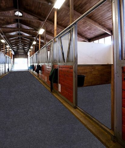 سجادات Meitola Horse/Stable - سجادات كشك متينة - لسطح الأرض/حصيرة ماصة، سجادة أرضية خفيفة الوزن وقابلة للغسل، ظهر غير قابل للانزلاق، تحافظ على الأرضيات المستقرة نظيفة وجافة مع مرور الوقت (48 بوصة × 72 بوصة) in Saudi Arabia