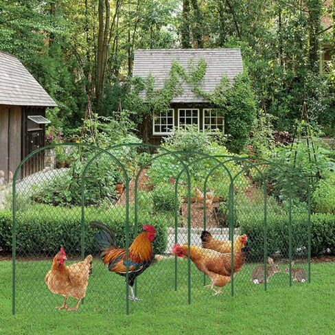 نفق دجاج بطول 2.8 × 19.6 قدم للفناء، حظيرة دجاج خارجية محمولة، تشغيل نفق حظيرة الدجاج سريع التركيب، حاوية للحيوانات الأليفة لقلم تشغيل الدجاج للدجاج في ساحة المزرعة، والبط، والأرنب in Kuwait