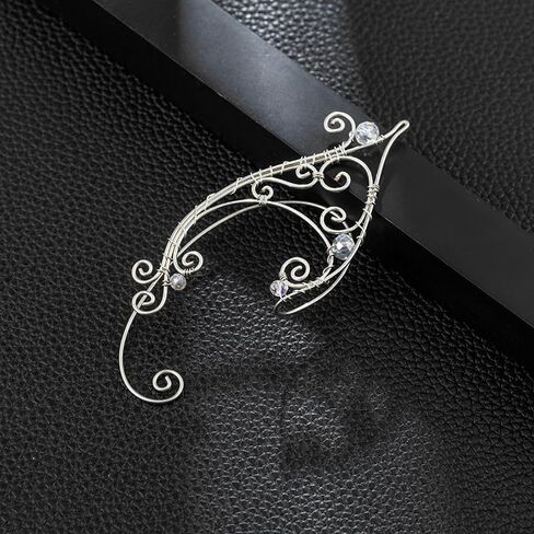 أصفاد أذن قزم فضية من فريشمي، أقراط خرافية غير خارقة in Kuwait