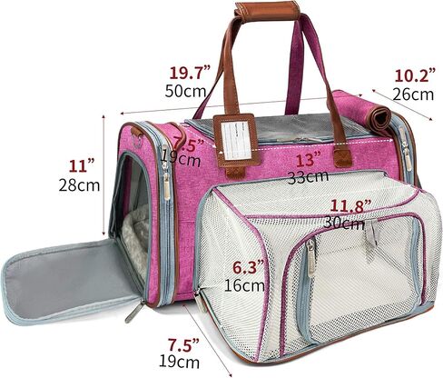 Mr. Peanut's Gold Series Big Apple XL Expandable Pet Carrier V3.0 (Deja Blue) in Kuwait