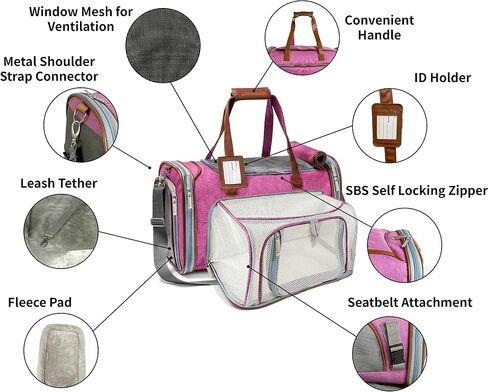 Mr. Peanut's Gold Series Big Apple XL Expandable Pet Carrier V3.0 (Deja Blue) in Kuwait