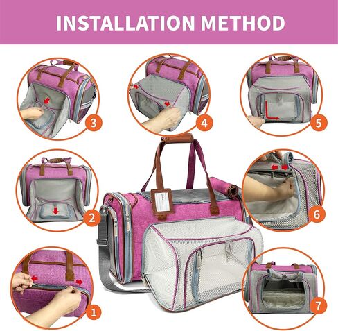 Mr. Peanut's Gold Series Big Apple XL Expandable Pet Carrier V3.0 (Deja Blue) in Kuwait
