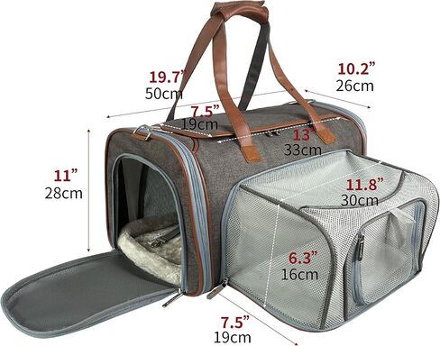 Mr. Peanut's Gold Series Big Apple XL Expandable Pet Carrier V3.0 (Deja Blue) in Kuwait