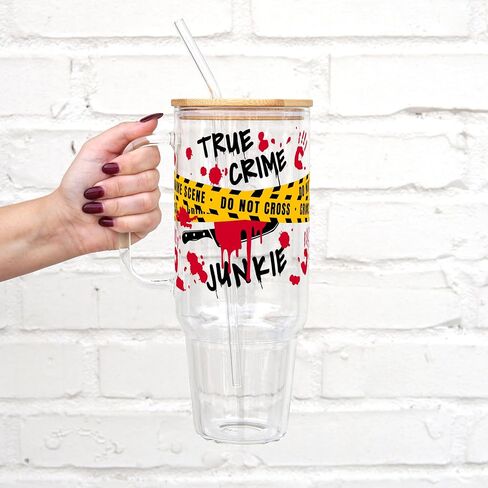 Sip Sip Hooray Coquette Bows and Cherries Pink Bow 40oz Cup, Coquette Tumbler Cute Bow Glass, Trendy Aesthetic Iced Coffee Glass, Glass 40oz Tumbler, Pink Gifts in Saudi Arabia
