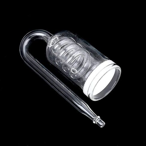 CO2 Diffuser, 3 Spiro Glass CO2 Diffuser, Glass Reactor for Aquarium Plants, Suitable for Tanks 15-50 Gal/60Liter - 200Liter (CO2 Diffuser-Spiral) in Saudi Arabia