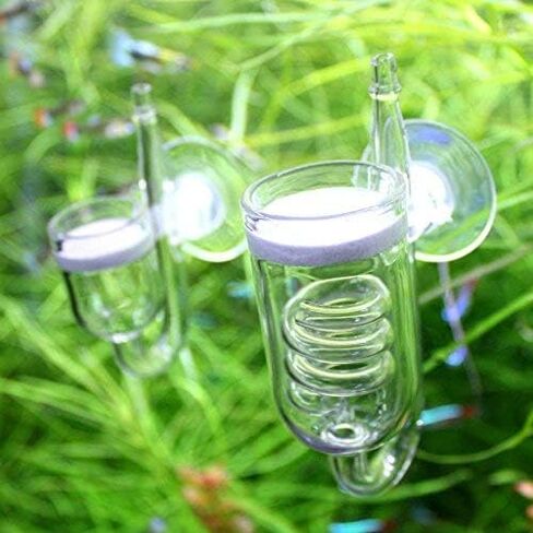 CO2 Diffuser, 3 Spiro Glass CO2 Diffuser, Glass Reactor for Aquarium Plants, Suitable for Tanks 15-50 Gal/60Liter - 200Liter (CO2 Diffuser-Spiral) in Saudi Arabia